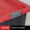 imageCraftsman 5Gallon Highly Durable Storage Bucket ampamp Dual Latching Lid 148H x 12W x 132D Versatile Stacking Tote and WeatherResistant Design American Made 4 Pack30 Gallon