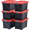 imageCraftsman 5Gallon Highly Durable Storage Bucket ampamp Dual Latching Lid 148H x 12W x 132D Versatile Stacking Tote and WeatherResistant Design American Made 4 Pack5 Gallon