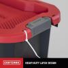 imageCraftsman 5Gallon Highly Durable Storage Bucket ampamp Dual Latching Lid 148H x 12W x 132D Versatile Stacking Tote and WeatherResistant Design American Made 4 Pack10 Gallon