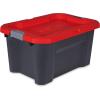 imageCraftsman 5Gallon Highly Durable Storage Bucket ampamp Dual Latching Lid 148H x 12W x 132D Versatile Stacking Tote and WeatherResistant Design American Made 4 Pack20 Gallon