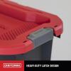 imageCraftsman 5Gallon Highly Durable Storage Bucket ampamp Dual Latching Lid 148H x 12W x 132D Versatile Stacking Tote and WeatherResistant Design American Made 4 Pack10 Gallon