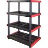 imageCX Craftsman 4Tier Highly Durable Storage Rack 200lbsshelf 55H x 40W x 24D Interlocking Shelving Unit and WeatherResistant Design American Made Garage Shelf4Tier