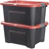 imageCraftsman 5Gallon Highly Durable Storage Bucket ampamp Dual Latching Lid 148H x 12W x 132D Versatile Stacking Tote and WeatherResistant Design American Made 4 Pack20 Gallon