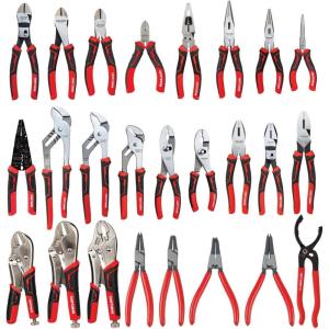 imageCRAFTSMAN Plier Set 25 Pieces Durable and Versatile Pliers Stainless Steel Blades CMHT82625
