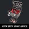 imageCRAFTSMAN 19in 3in1 Rolling Tool Box with Wheels Red Plastic Lockable CMST1861424 gallon Chest