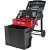imageCRAFTSMAN 19in 3in1 Rolling Tool Box with Wheels Red Plastic Lockable CMST18614Multilevel Tool Box