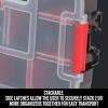 imageCRAFTSMAN Small Storage Organizer 10 Compartment Plastic CMST140211 Count Pack of 1