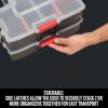 imageCRAFTSMAN Small Storage Organizer 10 Compartment Plastic CMST140211 Count Pack of 1
