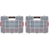 imageCRAFTSMAN Small Storage Organizer 10 Compartment Plastic CMST140211 Count Pack of 2