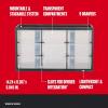 imageCRAFTSMAN Storage Organizer Bin System 9 Compartment Plastic CMST40709 Pack of 21 Count Pack of 1
