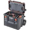 imageCRAFTSMAN TRADESTACK Tool Box with Wheels Waterproof Stackable System Portable Rolling Storage for IndoorOutdoor Use 225 Inch CMST21445