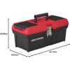 imageCRAFTSMAN Tool Box Tool Storage Lockable Black 16 Inch CMST1600516in Tool Box