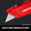 imageCRAFTSMAN Utility Knife Blades 100 Pack For Drywall Leather Rubber and More CMHT11921A100 Blades