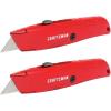imageCRAFTSMAN Utility Knife Retractable Blade 2 Pack CMHT10382Knife2 pack