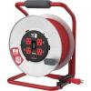 imageCRAFTSMAN Contractor Edition Retractable Extension Cord Reel 75 Ft with 4 Outlets ampamp Heavy Duty 12AWG SJTW Cable75 ft