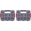 imageCRAFTSMAN Small Storage Organizer 10 Compartment Plastic CMST140211 Count Pack of 2