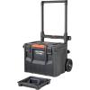 imageCRAFTSMAN TRADESTACK Tool Box with Wheels Waterproof Stackable System Portable Rolling Storage for IndoorOutdoor Use 225 Inch CMST21445