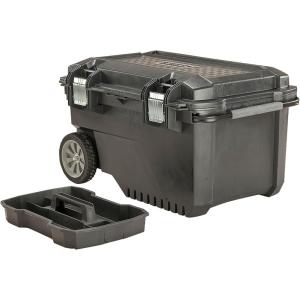 imageCRAFTSMAN 19in 3in1 Rolling Tool Box with Wheels Red Plastic Lockable CMST1861424 gallon Chest