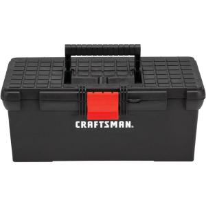 imageCRAFTSMAN Tool Box Tool Storage Lockable Black 16 Inch CMST16005Classic 16in Tool Box