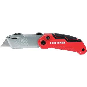 imageCRAFTSMAN Utility Knife Assisted Opening Folding Retractable CMHT10933