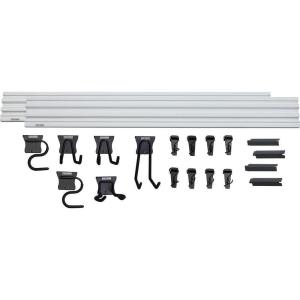 imageCRAFTSMAN Versatrack Garage Storage System Storage Rail with 20 Piece Set Mounting Accessories CMST22000