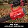 imageCRAFTSMAN 20V MAX Cordless Leaf Blower Battery ampamp Charger Included CMCBL720M1 Redw4Ah Battery