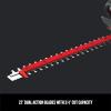 imageCRAFTSMAN Hedge Trimmer 22quot Corded with POWERSAW Branch Cutter 38Amp CMEHTS8022