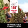 imageCRAFTSMAN V20 Cordless Pole Hedge Trimmer 18Inch Extended Reach Battery and Charger Included CMCPHT818D1Trimmer