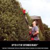 imageCRAFTSMAN V20 Cordless Pole Hedge Trimmer 18Inch Extended Reach Battery and Charger Included CMCPHT818D1Trimmer