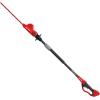 imageCRAFTSMAN V20 Cordless Pole Hedge Trimmer 18Inch Extended Reach Battery and Charger Included CMCPHT818D1Trimmer