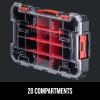 imageCRAFTSMAN VERSASTACK Storage Organizer Small Parts Organizer 20Compartments Lid Includes Secure Latch CMST17828