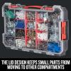 imageCRAFTSMAN VERSASTACK Storage Organizer Small Parts Organizer 20Compartments Lid Includes Secure Latch CMST17828
