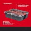 imageCRAFTSMAN VERSASTACK Storage Organizer Small Parts Organizer 8 Compartments Lid Includes Secure Latch CMST178271 Count Pack of 1