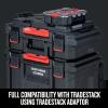 imageCRAFTSMAN VERSASTACK Storage Organizer Small Parts Organizer 8 Compartments Lid Includes Secure Latch CMST178271 Count Pack of 1