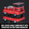 imageCRAFTSMAN VERSASTACK Storage Organizer Small Parts Organizer 8 Compartments Lid Includes Secure Latch CMST178271 Count Pack of 1