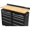 imageCRAFTSMAN Wood Top Work Surface with Steel Back Splash CMST25302BK