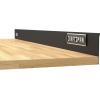 imageCRAFTSMAN Wood Top Work Surface with Steel Back Splash CMST25302BK