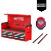imageCRAFTSMAN S2000 52IN 8DRAWER CHEST WLIGHT ampamp DIVIDER CMST35282BKNew Red