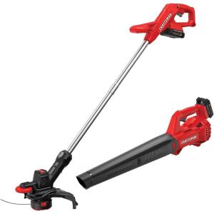 imageCRAFTSMAN CMCST915C1 V20 Cordless 10 in WEEDWACKER String Trimmer and Edger Kitw Blower Kit