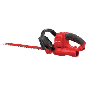 imageCRAFTSMAN Hedge Trimmer 22quot Corded with POWERSAW Branch Cutter 38Amp CMEHTS8022