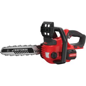 imageCRAFTSMAN V20 Cordless Chainsaw with Battery and Charger Included 12Inch CMCCS620M1Tool Only