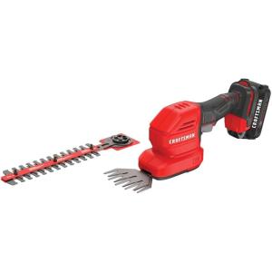 imageCRAFTSMAN V20 Cordless Handheld Grass Trimmer and Mini Hedge Trimmer Kit CMCSS800C1Trimmer Kit