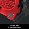 imageCRAFTSMAN 20V MAX Cordless Fan Tool Only CMCE001B Red