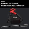 imageCRAFTSMAN 3in1 Leaf Blower Leaf Vacuum and Mulcher Up to 230 MPH 12 Amp Corded Electric CMEBL700
