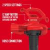 imageCRAFTSMAN 3in1 Leaf Blower Leaf Vacuum and Mulcher Up to 230 MPH 12 Amp Corded Electric CMEBL700