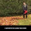 imageCRAFTSMAN 3in1 Leaf Blower Leaf Vacuum and Mulcher Up to 260 MPH 12 Amp Corded Electric CMEBL7000