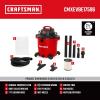 imageCRAFTSMAN CMXEVBE18695 16 Gallon 65 Peak HP Wet Dry Vac HeavyDuty Shop Vacuum Wet and Dry with Filter MufflerDiffuser Dust Bag Hose and Attachments for Home Projects ampamp Renovations20 Gallon 65 Peak HP