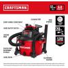 imageCRAFTSMAN CMXEVBE18695 16 Gallon 65 Peak HP Wet Dry Vac HeavyDuty Shop Vacuum Wet and Dry with Filter MufflerDiffuser Dust Bag Hose and Attachments for Home Projects ampamp Renovations12 Gallon 60 Peak HP