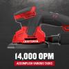imageCRAFTSMAN Detail Sander Corded Mouse Sander for Woodworking Includes 2 Attachments Sandpaper Sheets and Dust Bag CMEW210