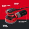 imageCRAFTSMAN Orbital Sander 5 inch 12000 OPM 3 Amp Corded CMEW2315 Random Orbit Sander